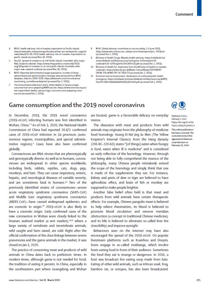Game consumption and the 2019 novel coronavirus